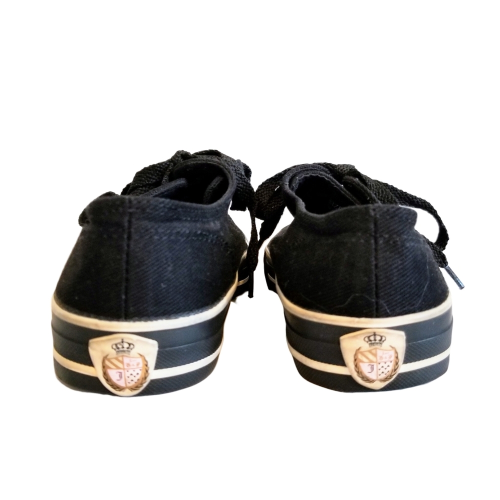 Juicy Couture $129 sneakers, FINAL PRICE! black and white size 6.5 - Picture 7 of 12